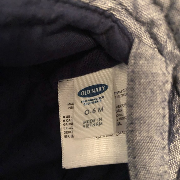 Infant Denim Sun Hat - Picture 2 of 3